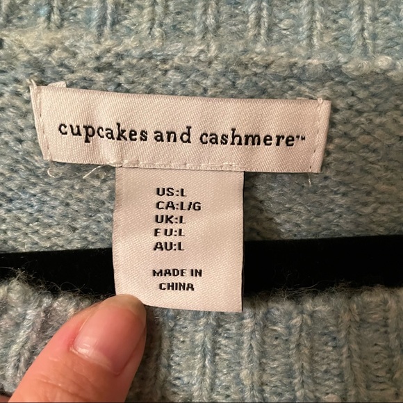 NWT Cupcakes and Cashmere Sweater / Size L - Picture 3 of 7